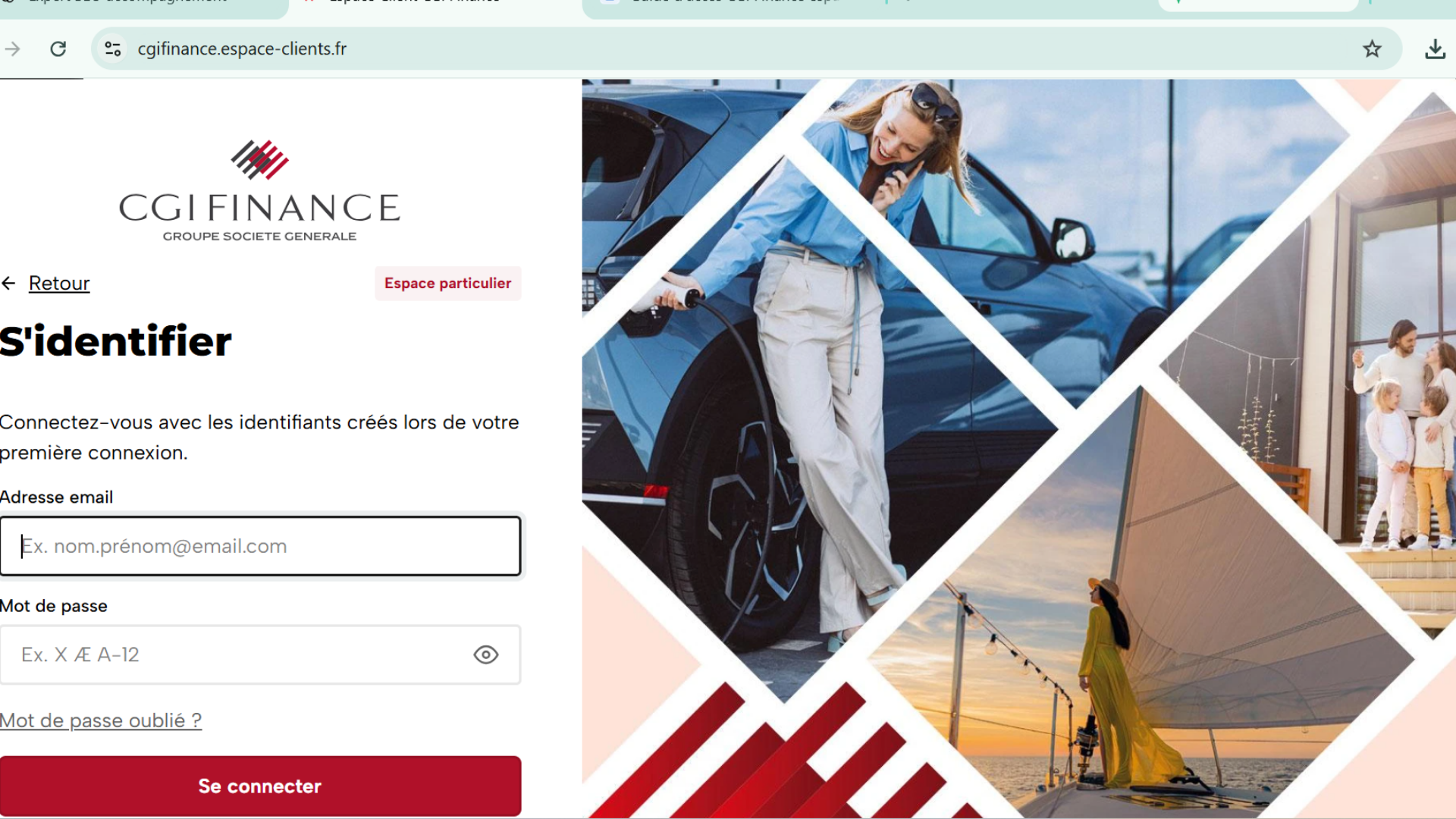 cgi finance espace client